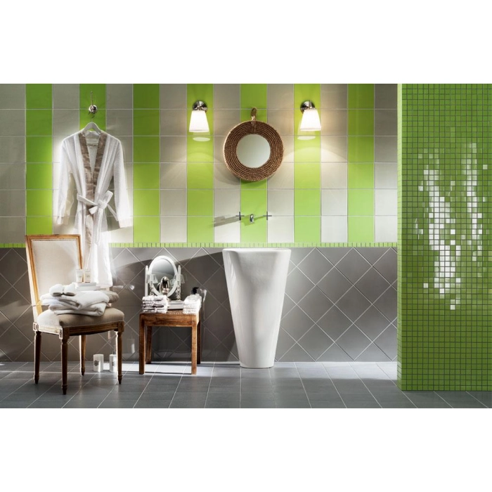 Tubądzin Płytka ścienna Pastel Stalowy Mat 20x20