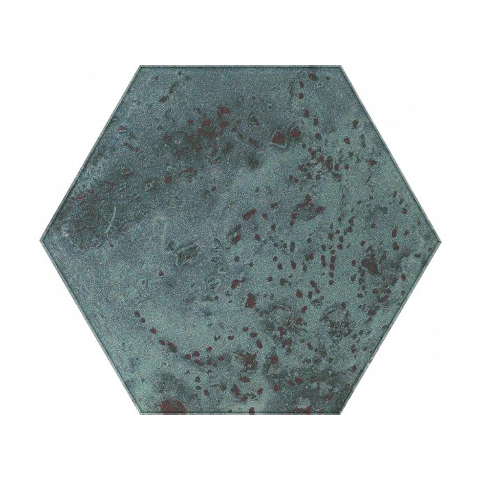 Paradyż Unique Lady Green Inserto Szklane Heksagon 19,8x17,1