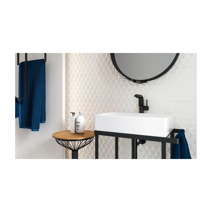 Paradyż Harmony Bianco Ściana A Struktura 30x60