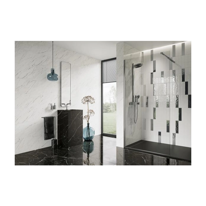 Paradyż Uniwersalna Cegiełka Silver Struktura Połysk 6,5x29,8