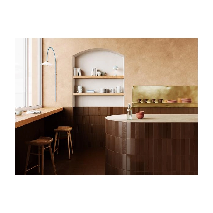 Paradyż Sundown Marrone Mat Struktura Elewacja 24,5x6,6