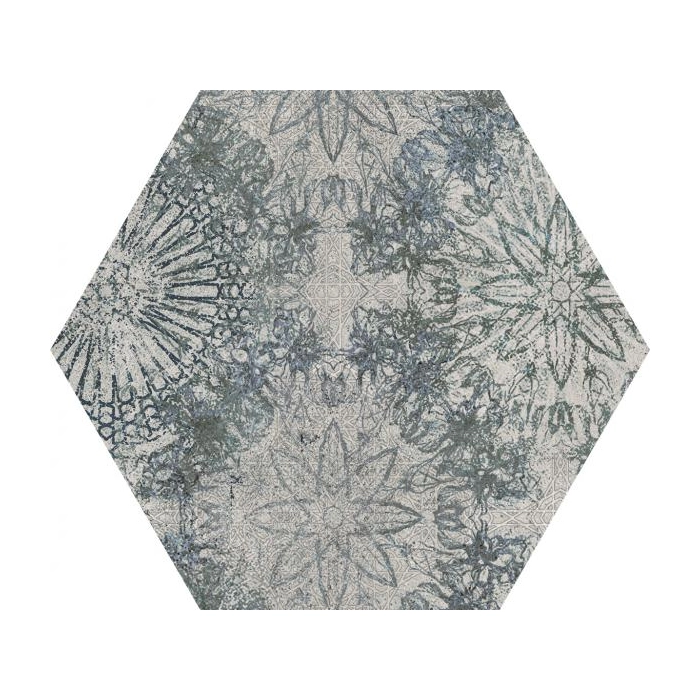 Paradyż Sweet Grey Heksagon Struktura Ściana Połysk 19,8x17,1