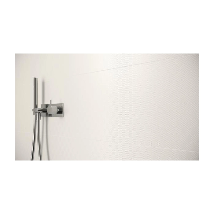 Paradyż Shiny Lines Bianco Ściana Rekt. Romb 29,8x89,8