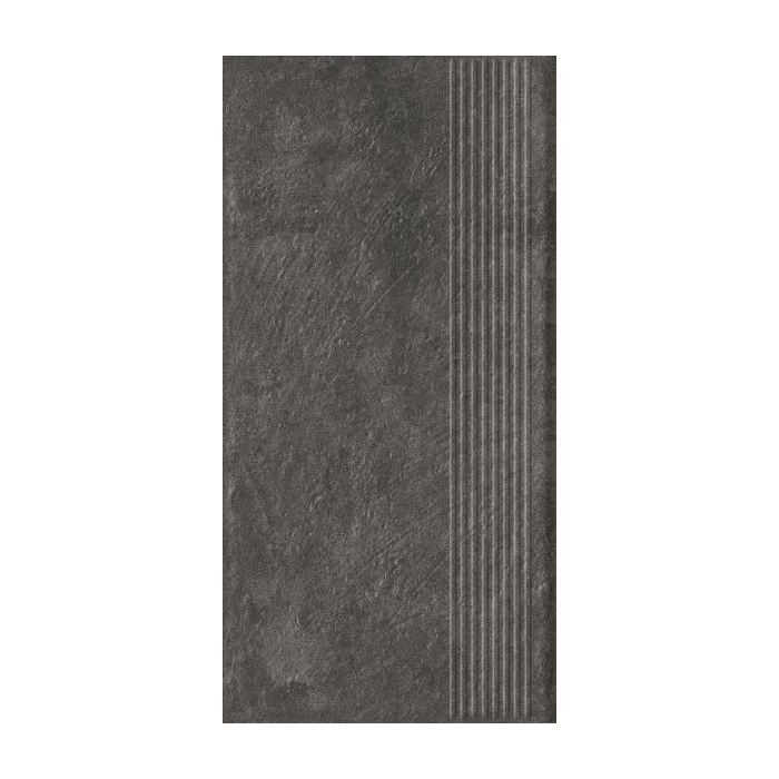 Paradyż Carrizo Basalt Stopnica Prosta Struktura Mat 30,0x60,0