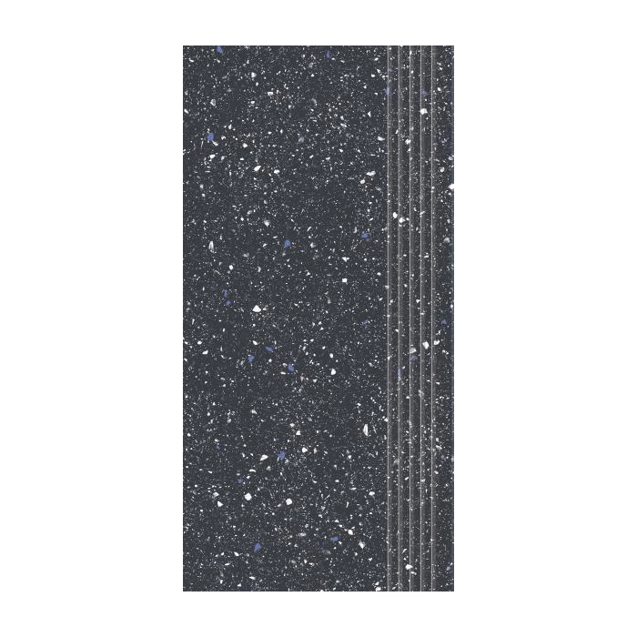 Paradyż Macroside Antracite Stopnica Prosta Nacinana Mat. 29,8x59,8