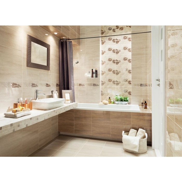 Tubądzin Domino Płytka podłogowa Pinia beż 33,3x33,3