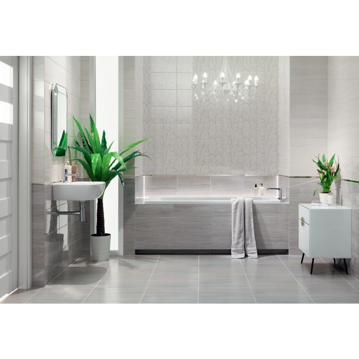 Tubądzin Domino Płytka ścienna Edello graphite 22,3x44,8