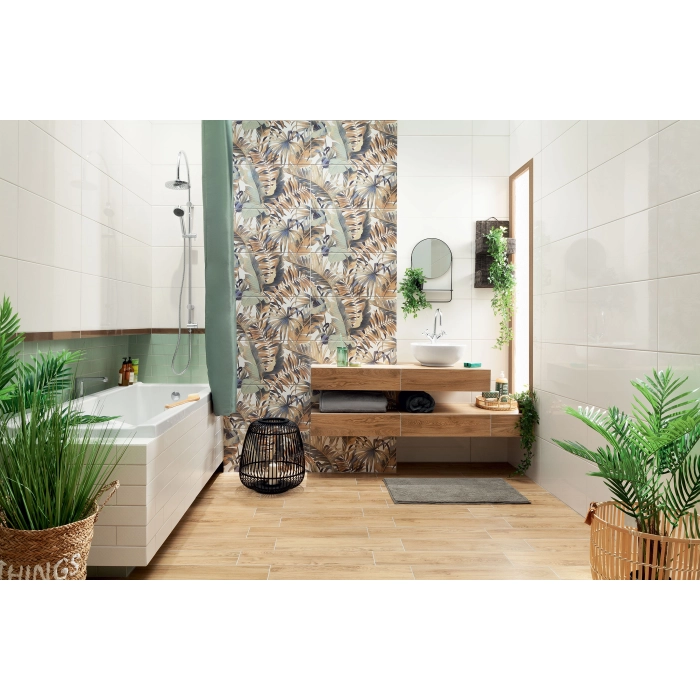 Tubądzin Domino Płytka ścienna Selvo bar white 23,7x7,8