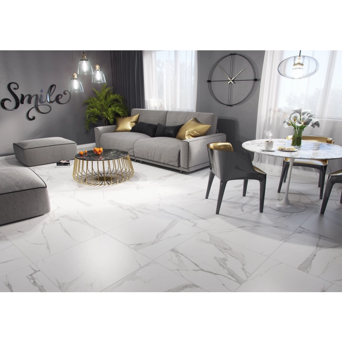 Tubądzin Domino Płytka ścienna Bonella white STR 30,8x60,8