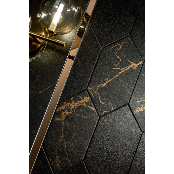 Tubądzin Domino Płytka ścienna Caramell brown 59,8x119,8