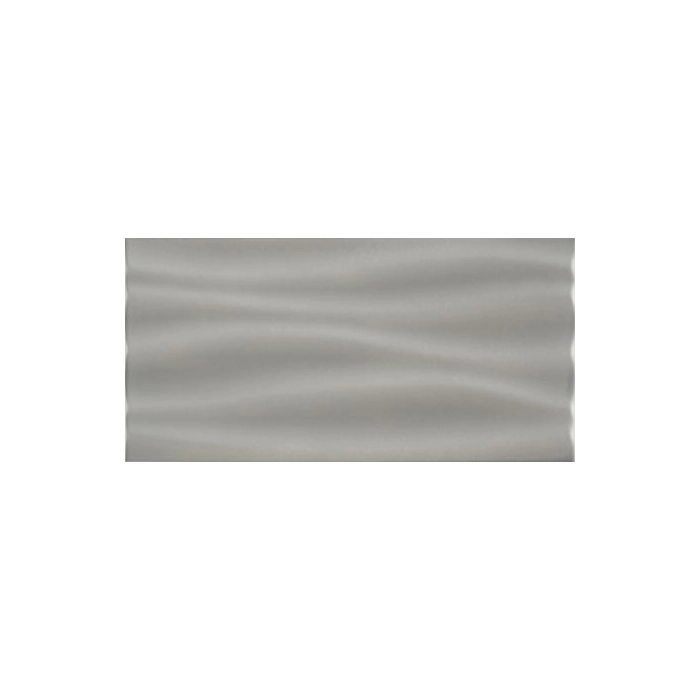 Tubądzin Domino Płytka ścienna Joy Wave szara STR 22,3x44,8