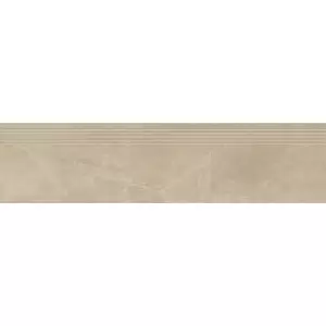 Tubądzin Domino Stopnica podłogowa Marbel beige MAT 59,8x29,8