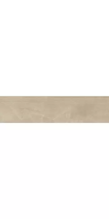 Tubądzin Domino Stopnica podłogowa Marbel beige MAT 59,8x29,8