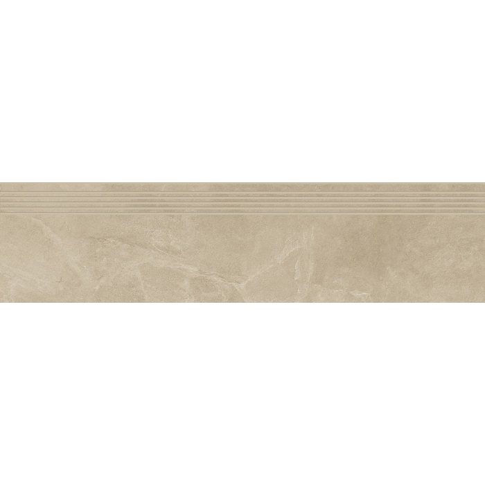 Tubądzin Domino Stopnica podłogowa Marbel beige MAT 59,8x29,8