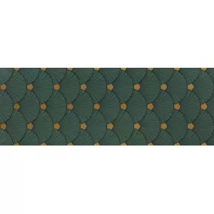 Tubądzin Maciej Zień Dekor ścienny Sophisticated green 32,8x89,8