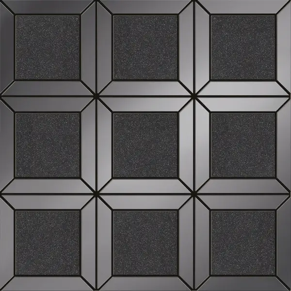 Tubądzin Maciej Zień Mozaika ścienna Lucid square black 29,8x29,8
