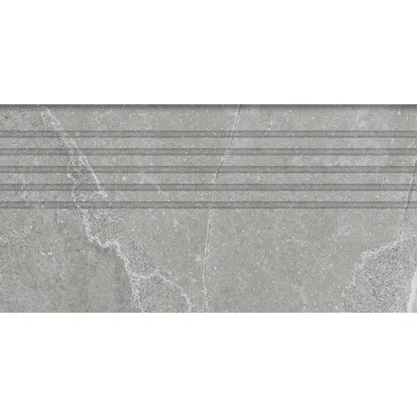Tubądzin Stopnica podłogowa Grand Cave grey 59,8x29,6