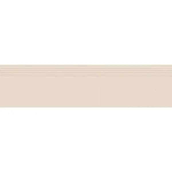 Tubądzin Stopnica podłogowa Industrio Ivory MAT 119,8x29,6