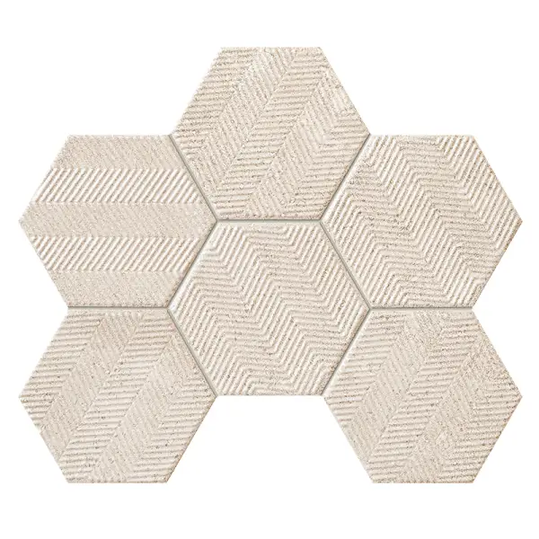 Tubądzin Mozaika ścienna Sfumato hex 28,9x22,1