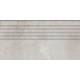 Tubądzin Stopnica podłogowa Epoxy Grey MAT 59,8x29,6