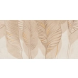 Tubądzin Obraz gresowy ścienny Mild Clay leaves B 119,8x59,8x0,8
