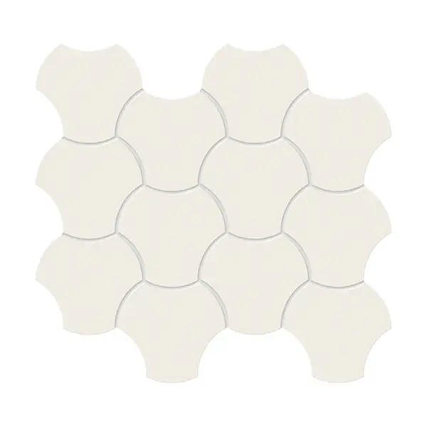Tubądzin Mozaika gresowa Cielo e Terra Bianco Up Down 1 MAT 29,8x34,3x0,6