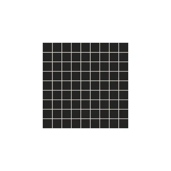 Tubądzin Mozaika ścienna kwadratowa Pastel Czarny Mat 30,1x30,1
