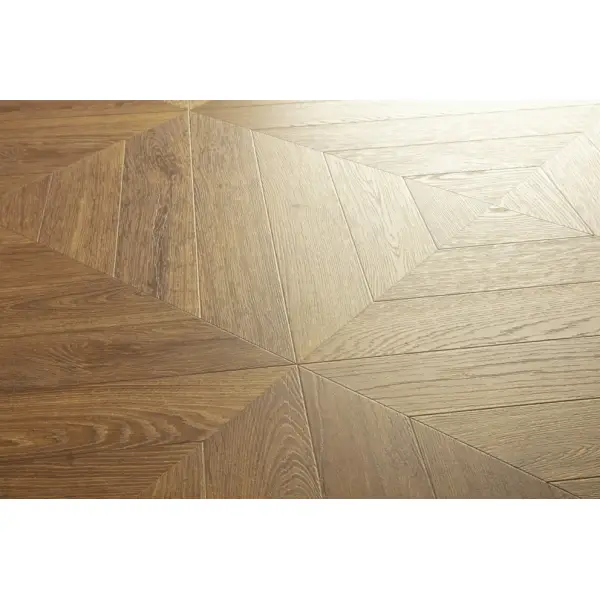 Quick Step panel laminowany Impressive Patterns dąb chevron brązowy IPA4162