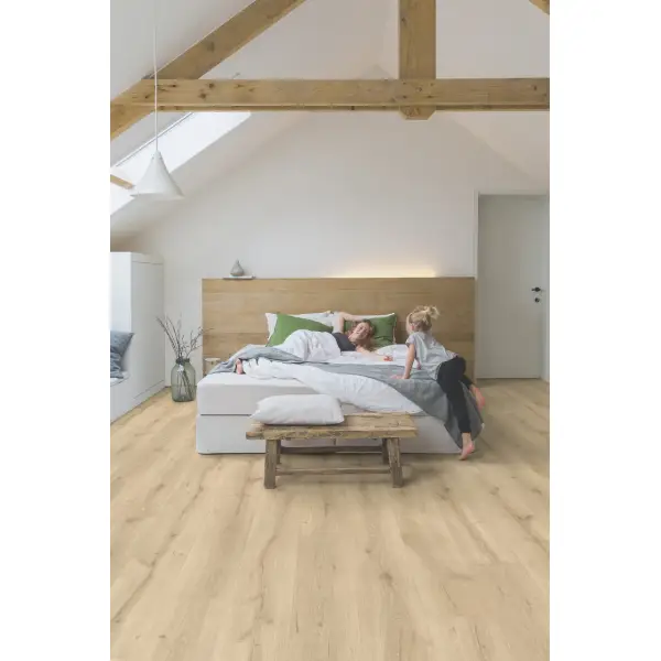 Quick Step panel laminowany Majestic dąb pustynny naturalny jasny MJ3550