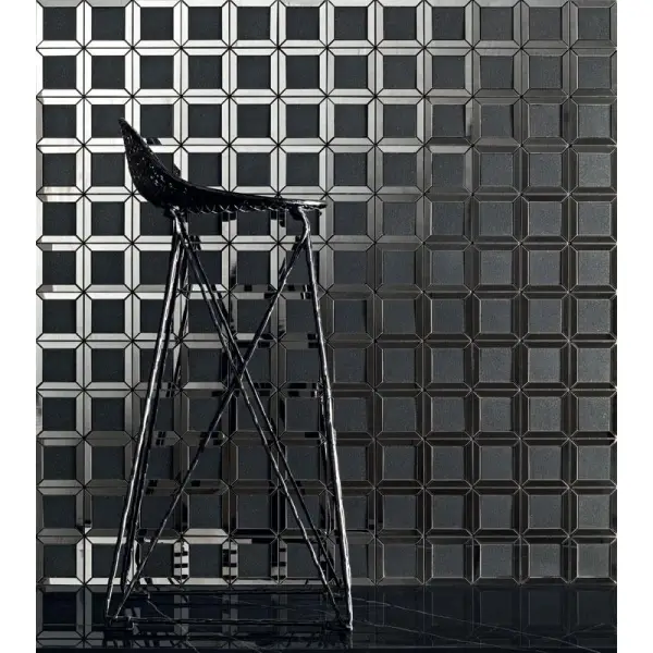Tubądzin Maciej Zień Mozaika ścienna Lucid square black 29,8x29,8