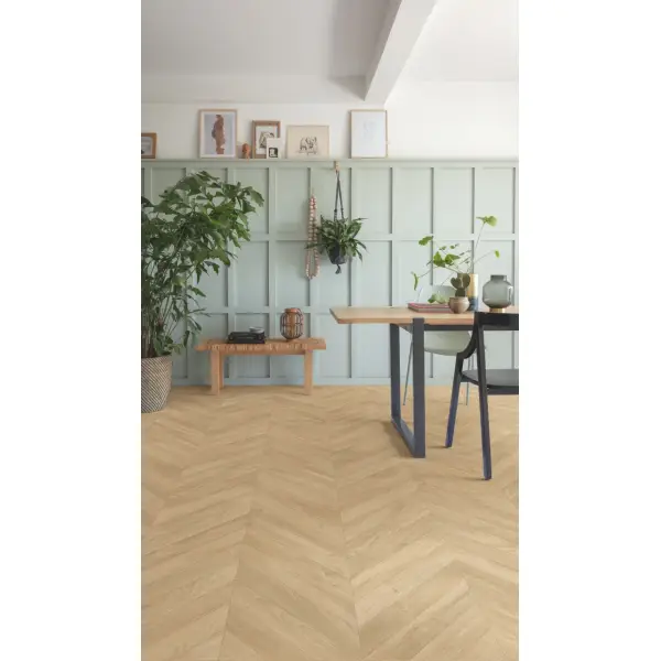 Quick Step panel laminowany Impressive Patterns dąb chevron średni IPA4160