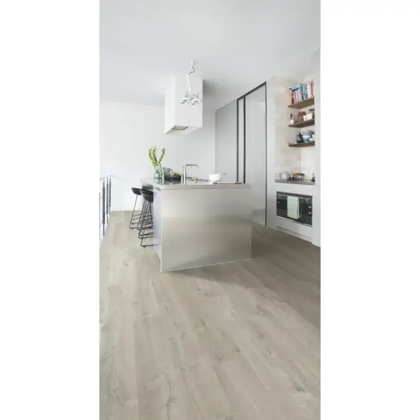 Quick Step panel laminowany Impressive dąb spokojny szary IM3558