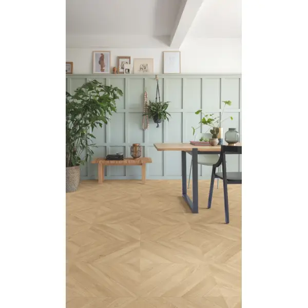 Quick Step panel laminowany Impressive Patterns dąb chevron średni IPA4160