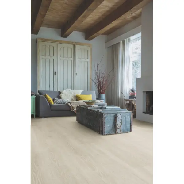 Quick Step panel laminowany Majestic dąb leśny jasnoszary MJ3547