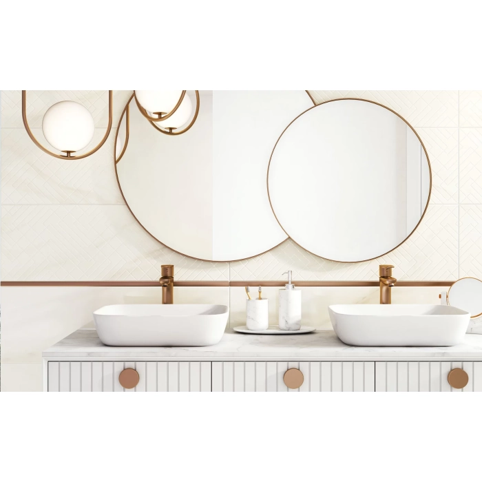 Paradyż Calacatta Sparkle Gold Gres Szkl. Rekt. Mat. 59,8x119,8