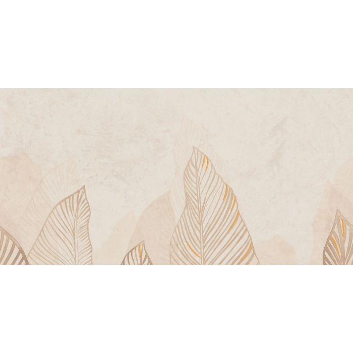 Tubądzin Obraz gresowy ścienny Mild Clay leaves D 119,8x59,8x0,8