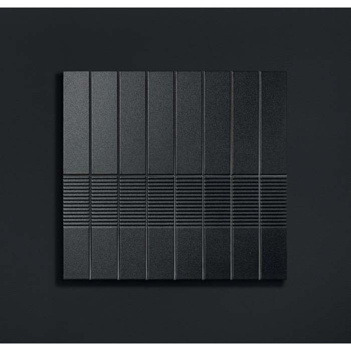 Tubądzin Płytka ścienna Groove graphite sugar 2 STR 29,8x7,8x1