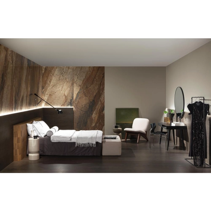 Tubądzin Maciej Zień Płytka gresowa Lounge Stone White POL STR 274,8x119,8