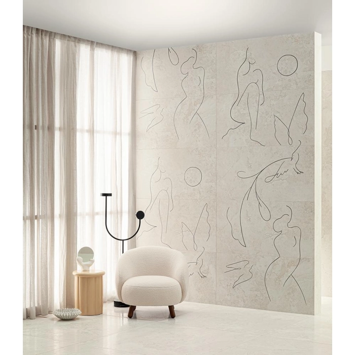 Tubądzin Dekor gresowy ścienny Teri Soft Line D 119,8x59,8x0,8