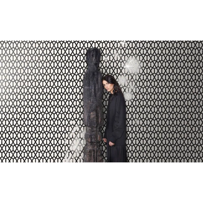 Tubądzin Maciej Zień Płytka ścienna Fashion black 32,8x89,8