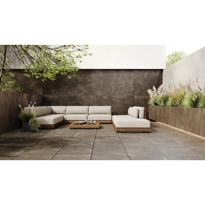 Tubądzin Płytka gresowa Grand Cave Ivory koraTER STR 59,8x59,8x1,8