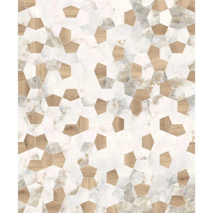 Tubądzin Mozaika gresowa Onice Bianco Wood MAT 28x31x0,8