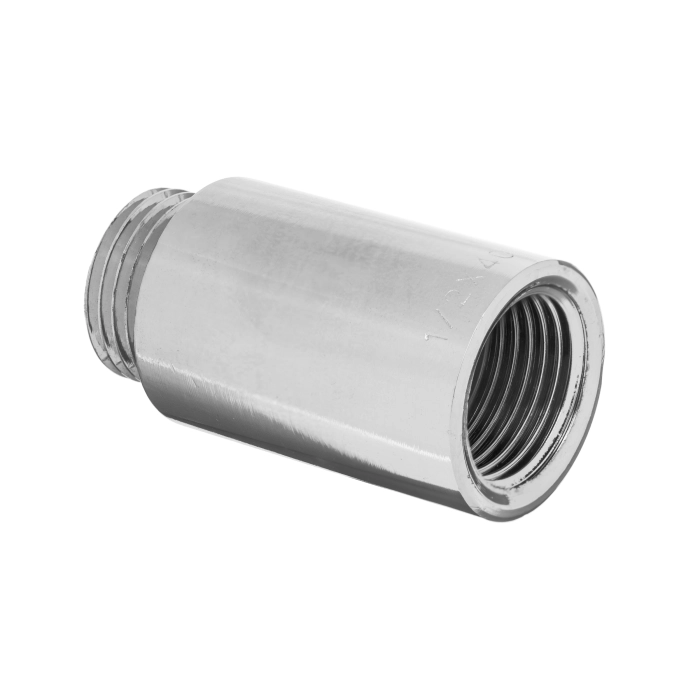 Invena Przedłużka Mosiężna Chromowana Gwint Wz 1/2"X40mm