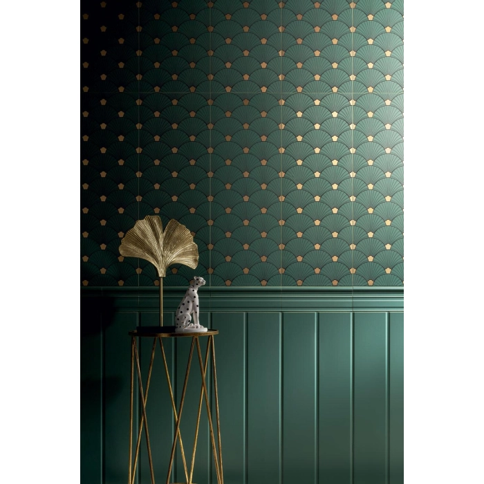 Tubądzin Maciej Zień Listwa ścienna Timeless green 1 32,8x4,2