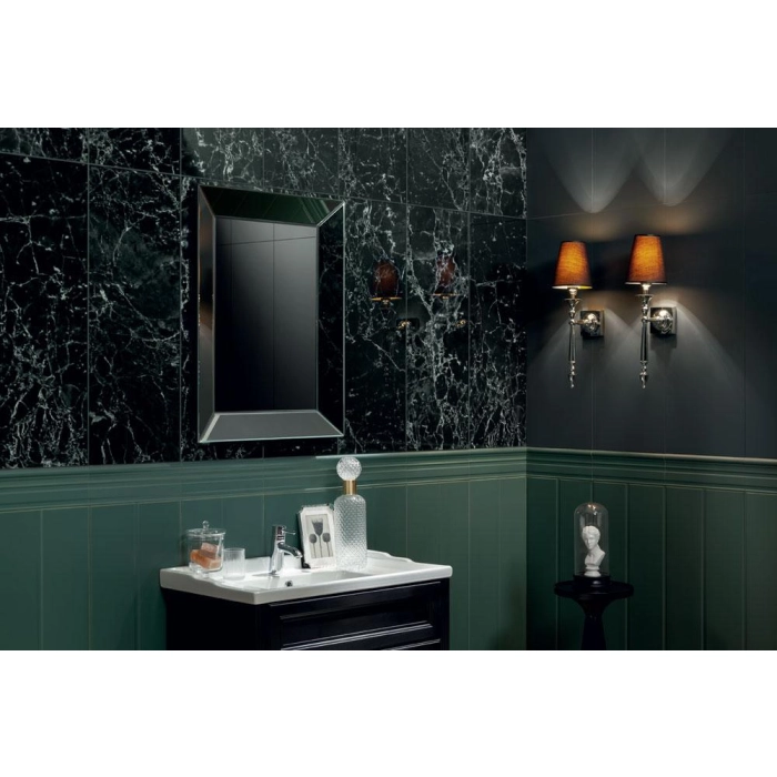 Tubądzin Maciej Zień Płytka ścienna Sophisticated brick black 23,7x7,8