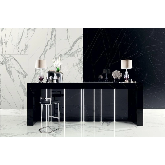 Tubądzin Maciej Zień Płytka gresowa Specchio Carrara POL 274,8x119,8