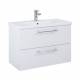 Szafka łazienkowa z umywalką Elita Roma Plus Compact 80 2S White Hg Pdw 167497