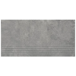 Tubądzin Domino Stopnica podłogowa Infinity Light Grey MAT 59,8x29,8x0,8