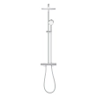 Grohe Tempesta Cosmopolitan system 250 Cube system prysznicowy z termostatem do montażu ściennego chrom 26689000