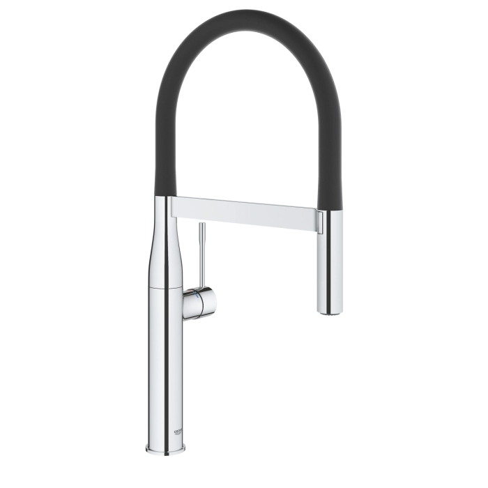 Grohe Essence jednouchwytowa bateria zlewozmywakowa, dn 15 chrom, czarny 30294000